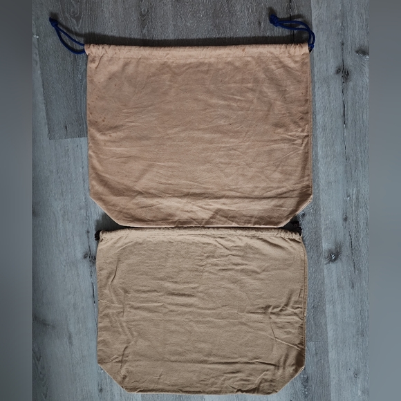 Auth 2 LRG Vintage Louis Vuitton Drawstring Dust Bag - Picture 2 of 7